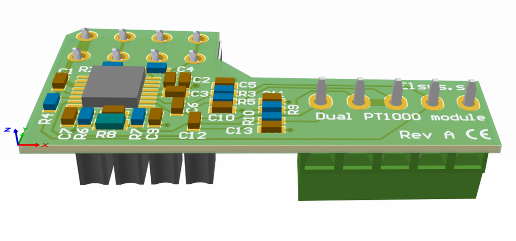 [ELT-MOD-DUALPT1000] Dual PT1000 Module