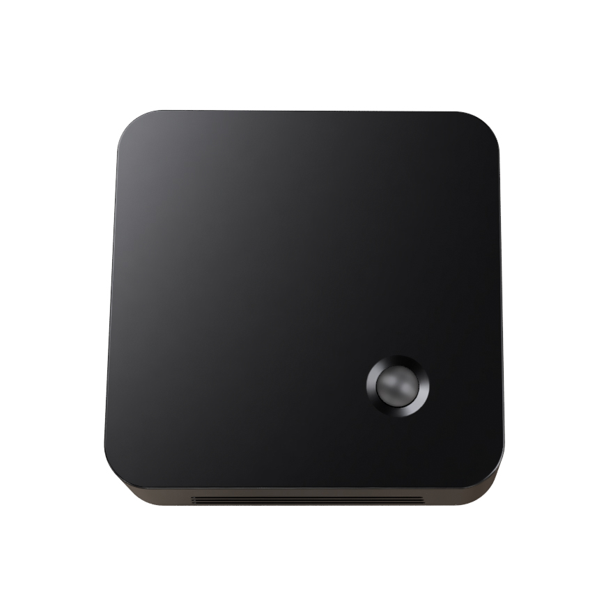 Temperature, humidity, light, CO2 and motion (PIR) sensor in black. Limited Edition