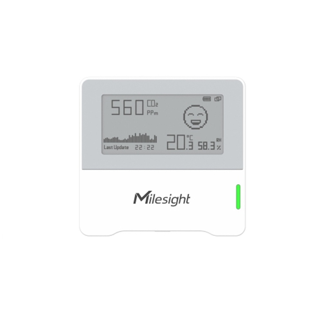 LoRaWAN Indoor Ambience Monitoring Sensor TH + CO2, with display, AM103L