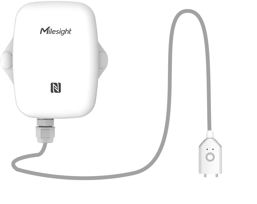 LoRaWAN Noplūdes noteikšanas sensors, -30/70C, 0-100%RH EM300-SLD