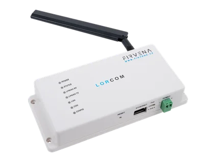 [LORCOM] Vārteja LoRaWAN - ModbusTCP, BACnet, MQTT, PoE/15-30VDC, RT backup, Node-RED