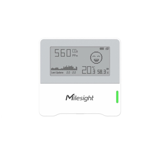 [AM103-868M] LoRaWAN iekštelpu vides monitorēšanas sensors TH +CO2, ar displeju , AM103